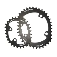 Stronglight Osymetric Kettenblatt Kit 38/28 Zähne MTB 4 Arm 104 Lk schwarz