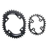 Stronglight Osymetric Kettenblatt Kit 38/28 Zähne für FCM785 Kurbel 4 Arm schwarz