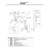 Shimano Ultegra FD-6800 Umwerfer Ersatzteil | Klemmschraube Schelle Nr 5