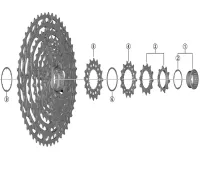 Ersatzteile - Shimano XTR Kassette CS-M9100 Micro Spline