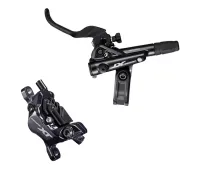 Shimano XT Scheibenbremse M8120 I-Spec EV schwarz 4 Kolben Hinterrad Griff rechts