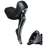 Scheibenbremse Shimano Ultegra ST-R8025 STI Disc Schaltbremshebel rechts 11 fach + Bremssattel BR-R8070 Flat Mount