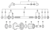 Shimano XTR FH-M960 Hinterradnabe Ersatzteil | Staubkappe rechts Nr 5 - AUSVERKAUFT