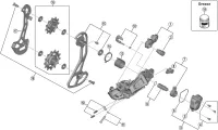 Shimano GRX Di2 RD-RX815 Schaltwerk Ersatzteil | Nocken- Einheit Nr 8