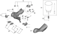 Ersatzteile Shimano GRX ST-RX400 Schalt-Bremshebel