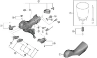Ersatzteile Shimano GRX ST-RX600 Schalt-Bremshebel