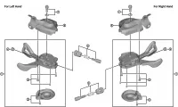Shimano SLX SL-M7000-I Schalthebel Ersatzteil | Schalthebel-Einheit 2/3-fach links Nr 1