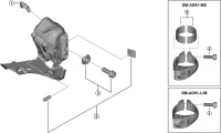 Ersatzteile Shimano Ultegra Di2 FD-R8150 Umwerfer