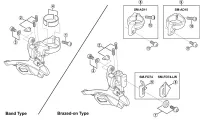 Ersatzteile Shimano Ultegra FD-6703 Umwerfer