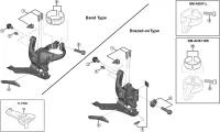 Ersatzteile Shimano 105 FD-5800 Umwerfer