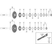 Ersatzteile Shimano Ultegra CS-R8100 Kassette