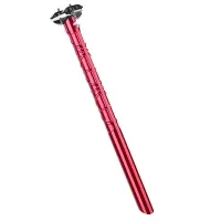 Tune Leichtes Stück Sattelstütze Aluminium 0 mm Versatz 27,2 x 340 mm rot