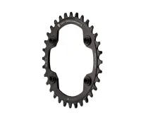 Wolf Tooth Drop Stop A Kettenblatt - Shimano XTR Lochkreis 96mm asymmetrisch 9-12 fach 34 Zähne