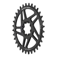 Wolf Tooth Drop-Stop B Kettenblatt 9-12 fach - Sram / Quarq Direct Mount Alu 3mm Offset 34 Zähne