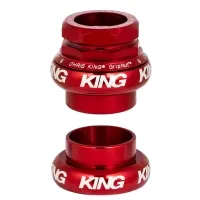 Chris King GripNut EC 34 Steuersatz | red 1 1/8 Zoll Gewinde